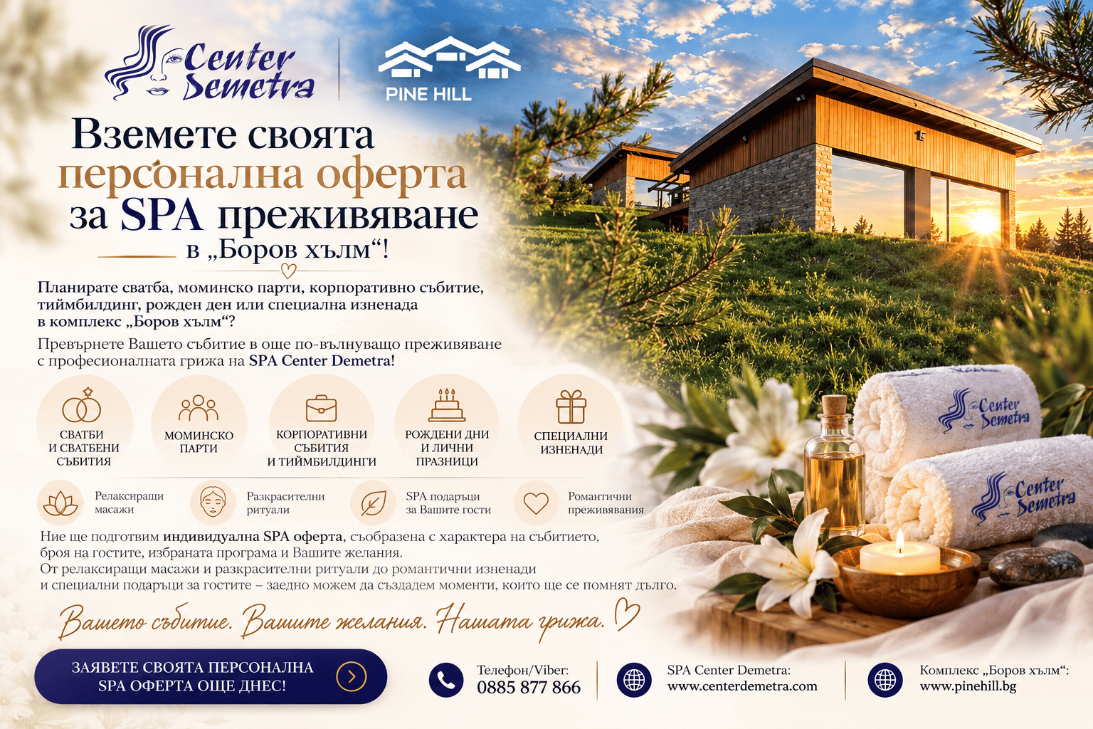 СПА Деметра на „Ден на вдъхновението“ в Боров хълм 2026